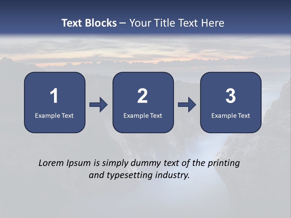 Indien Magique Marin PowerPoint Template