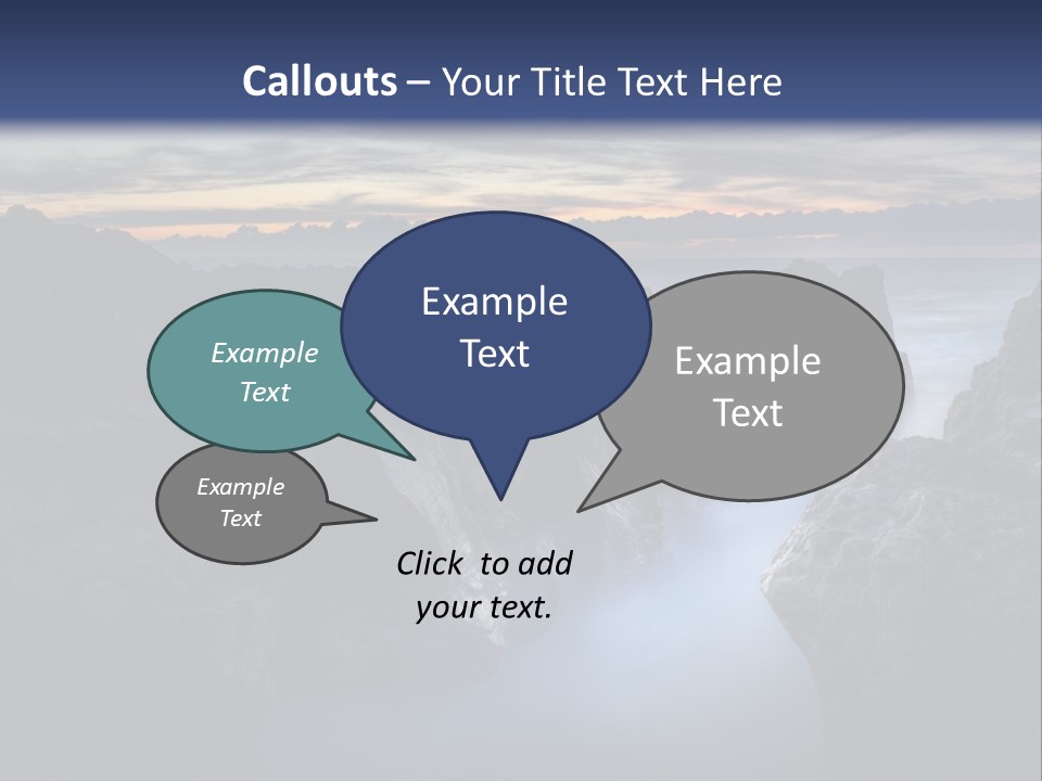 Indien Magique Marin PowerPoint Template