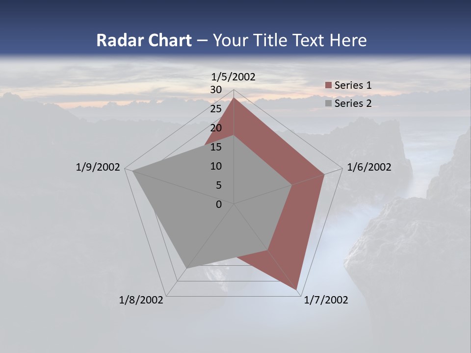 Indien Magique Marin PowerPoint Template