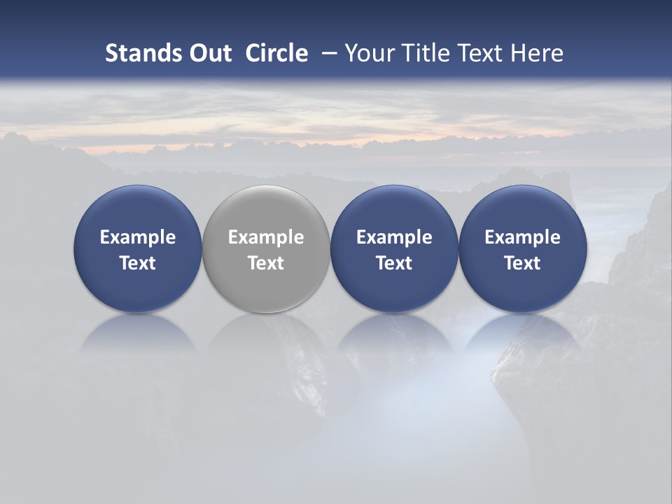 Indien Magique Marin PowerPoint Template