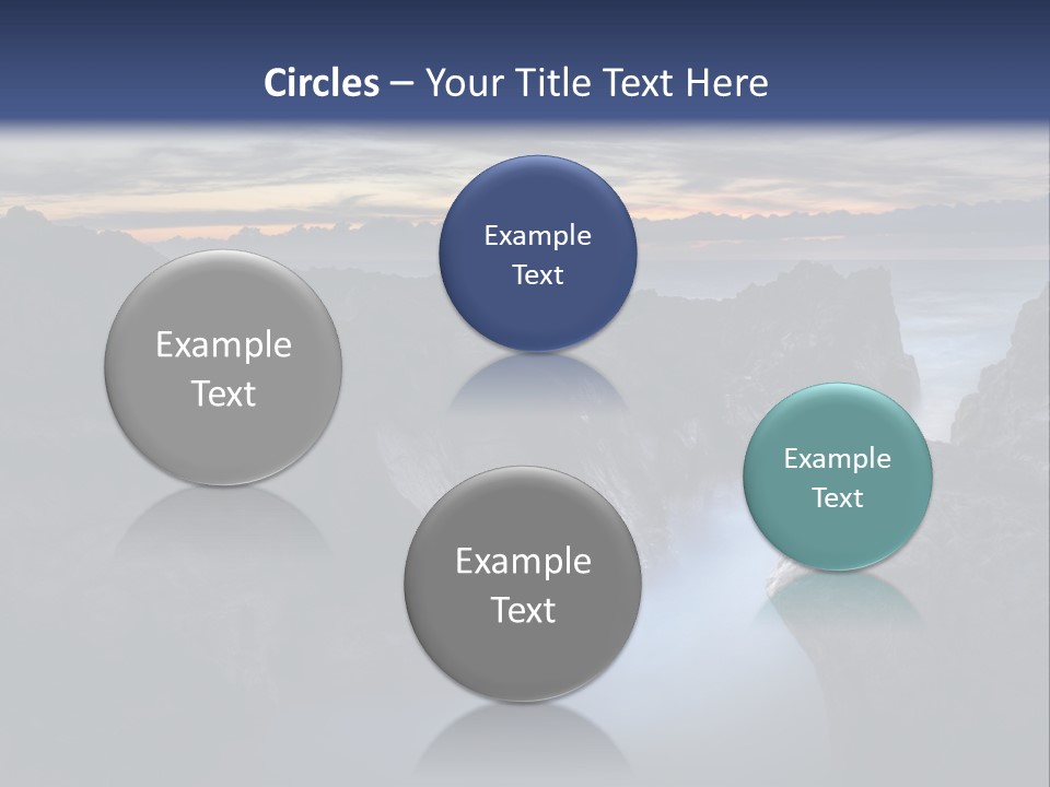 Indien Magique Marin PowerPoint Template