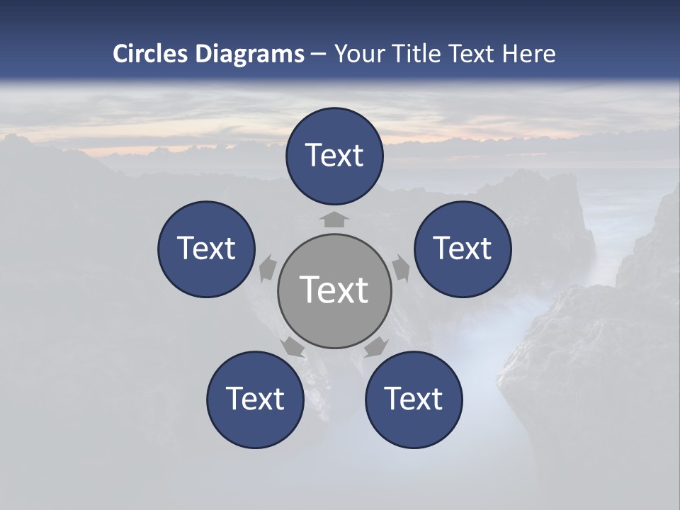 Indien Magique Marin PowerPoint Template