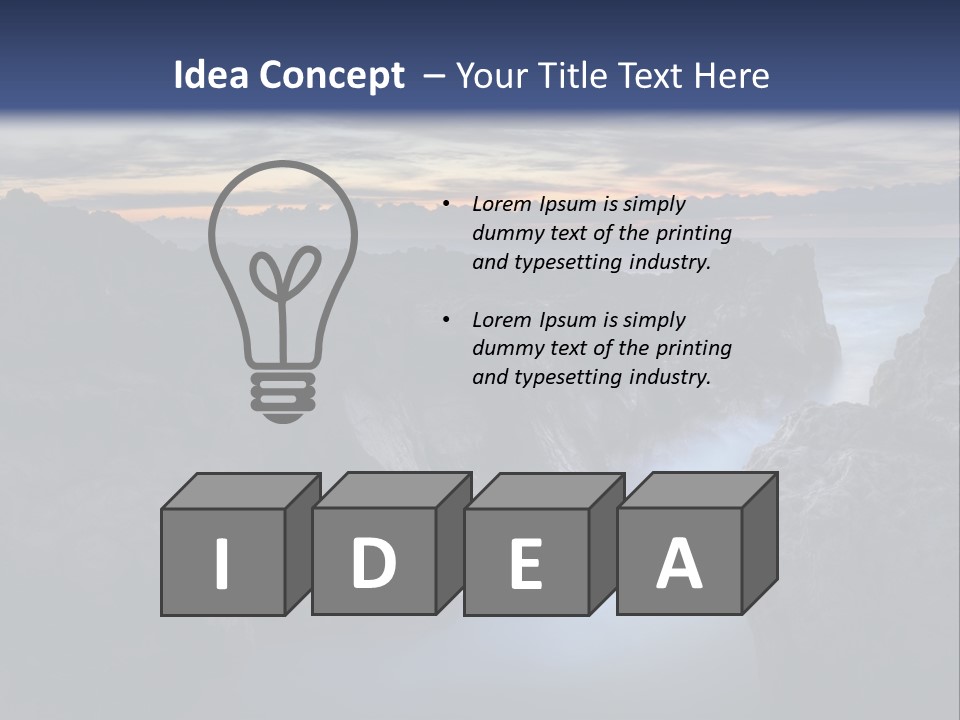 Indien Magique Marin PowerPoint Template