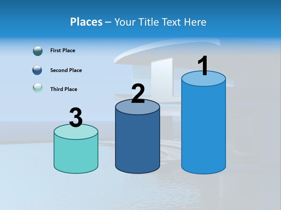 Sea Light Pool PowerPoint Template