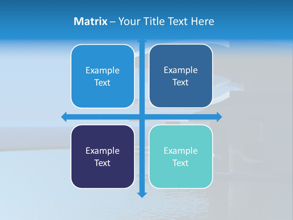 Sea Light Pool PowerPoint Template
