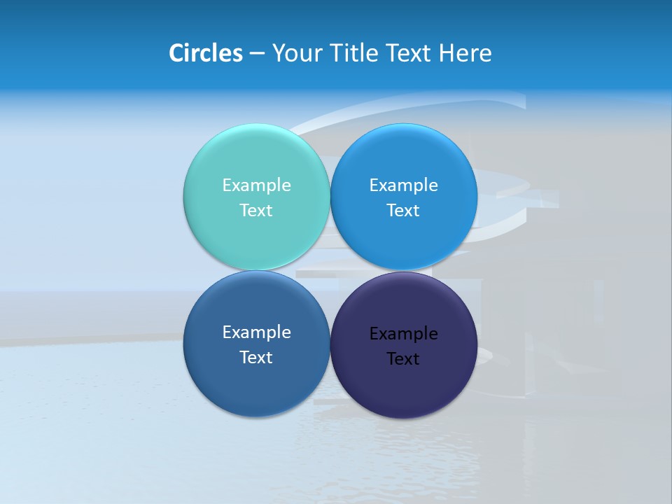 Sea Light Pool PowerPoint Template
