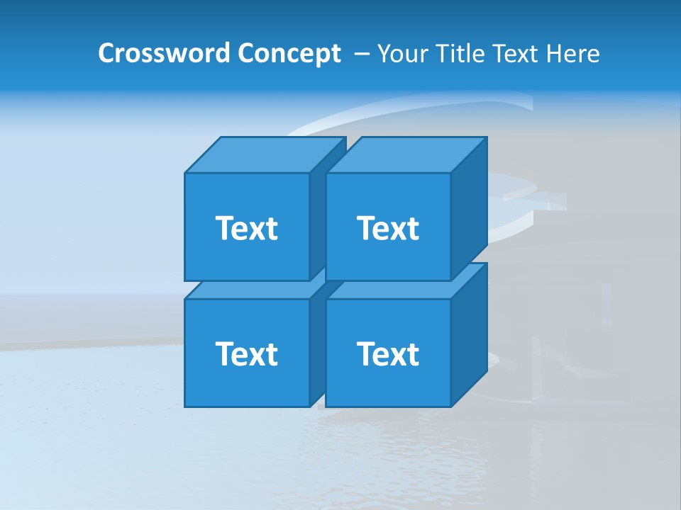Sea Light Pool PowerPoint Template
