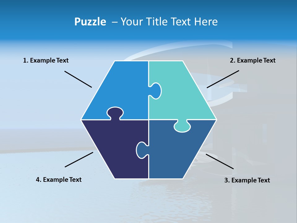 Sea Light Pool PowerPoint Template