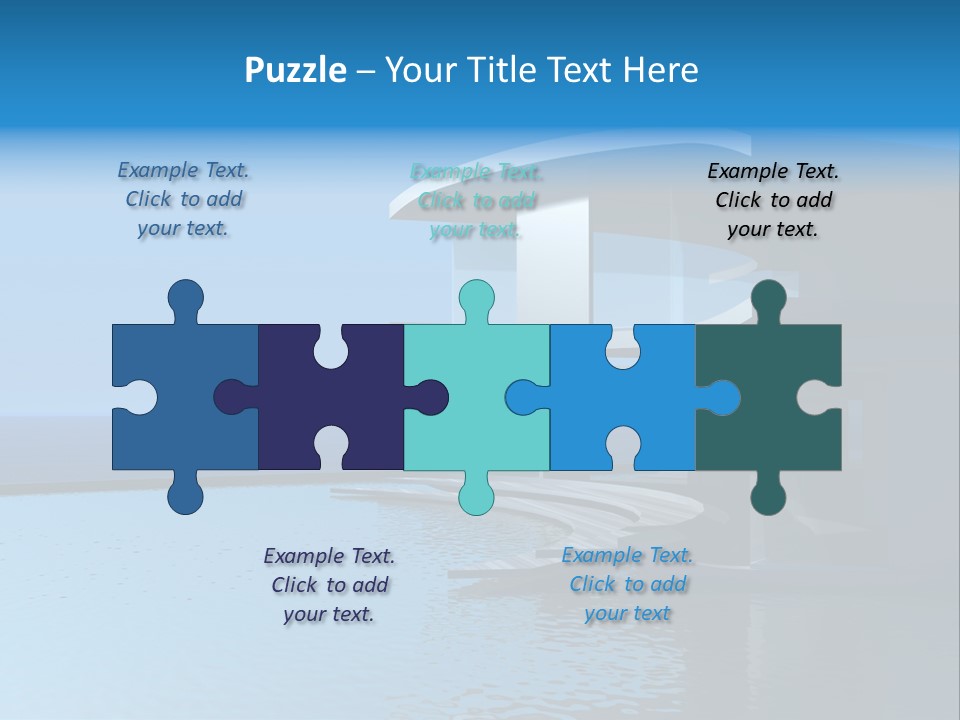 Sea Light Pool PowerPoint Template