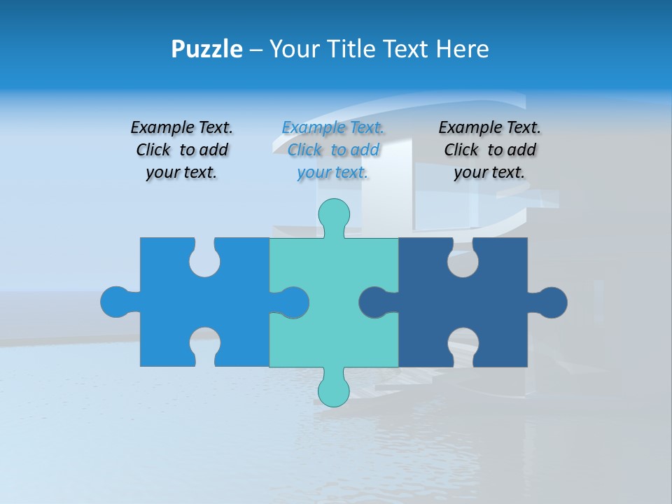 Sea Light Pool PowerPoint Template