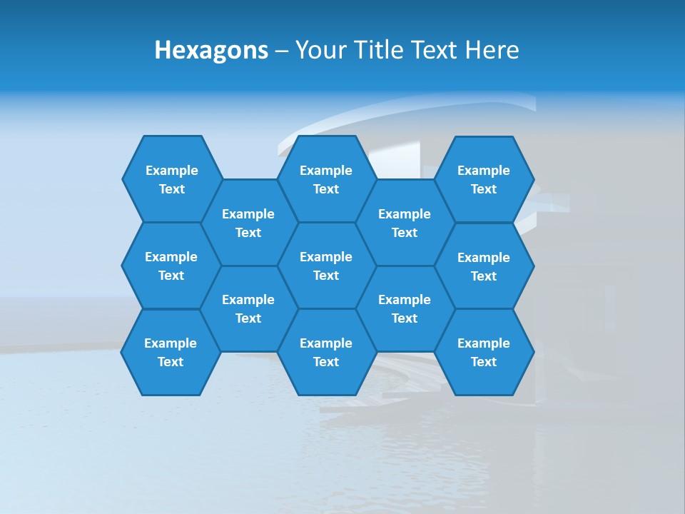 Sea Light Pool PowerPoint Template