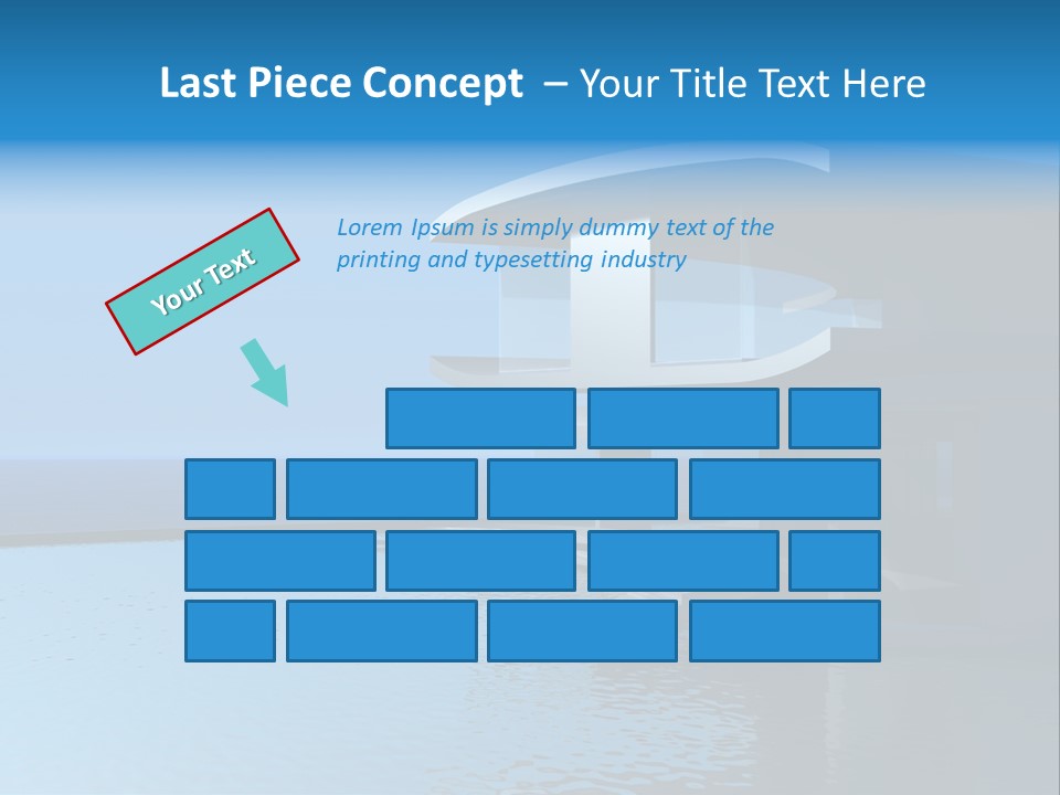 Sea Light Pool PowerPoint Template