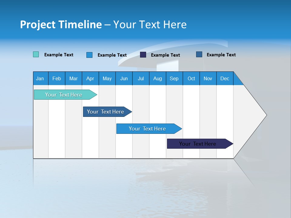 Sea Light Pool PowerPoint Template