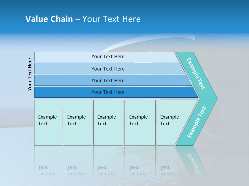 Sea Light Pool PowerPoint Template