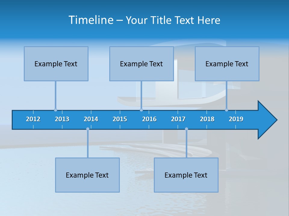 Sea Light Pool PowerPoint Template