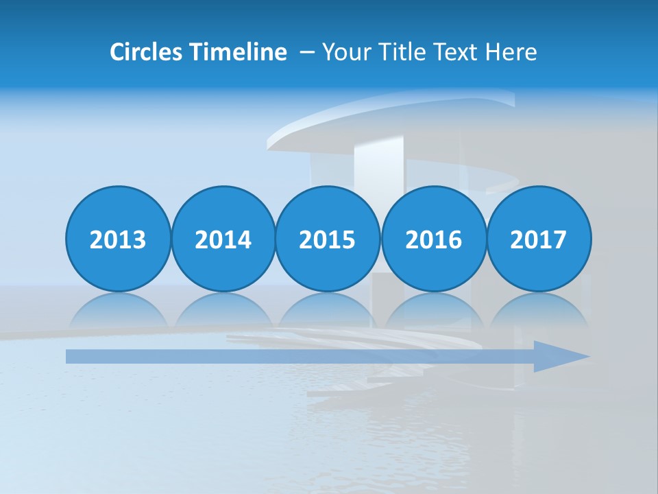 Sea Light Pool PowerPoint Template