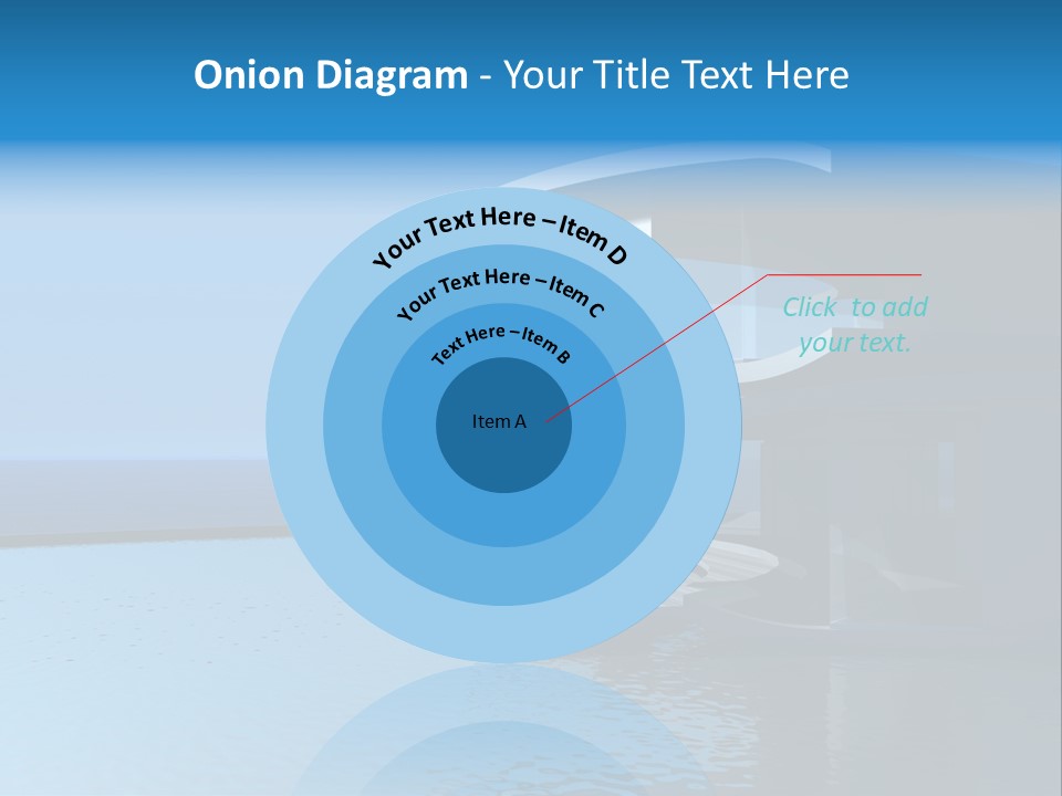 Sea Light Pool PowerPoint Template