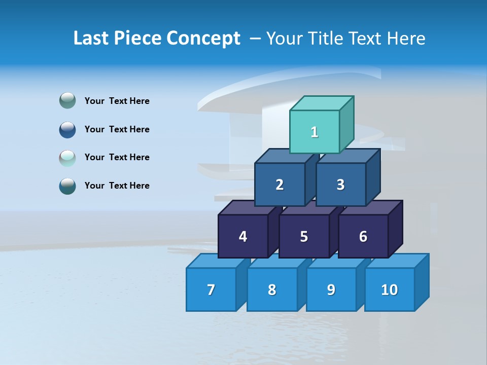 Sea Light Pool PowerPoint Template