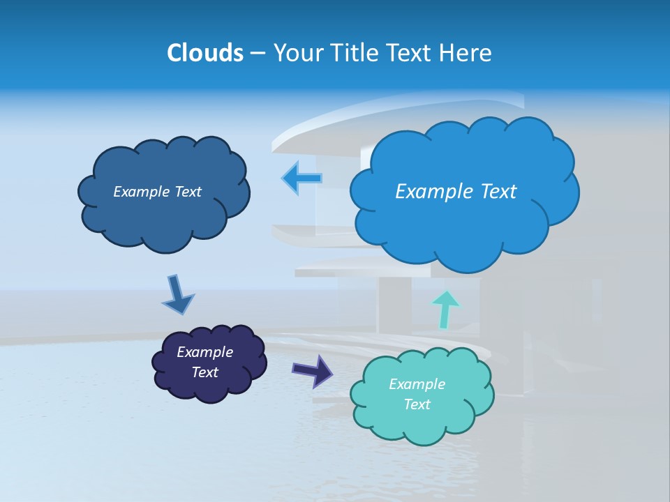 Sea Light Pool PowerPoint Template