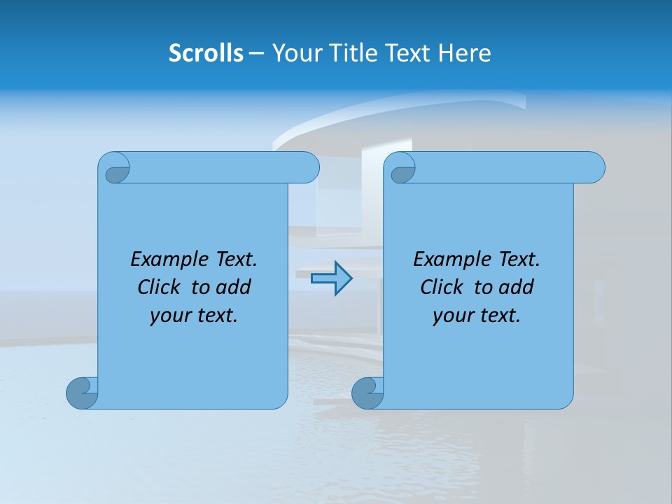 Sea Light Pool PowerPoint Template