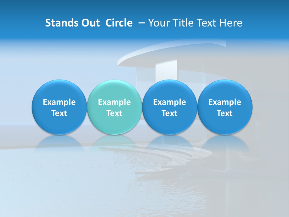 Sea Light Pool PowerPoint Template