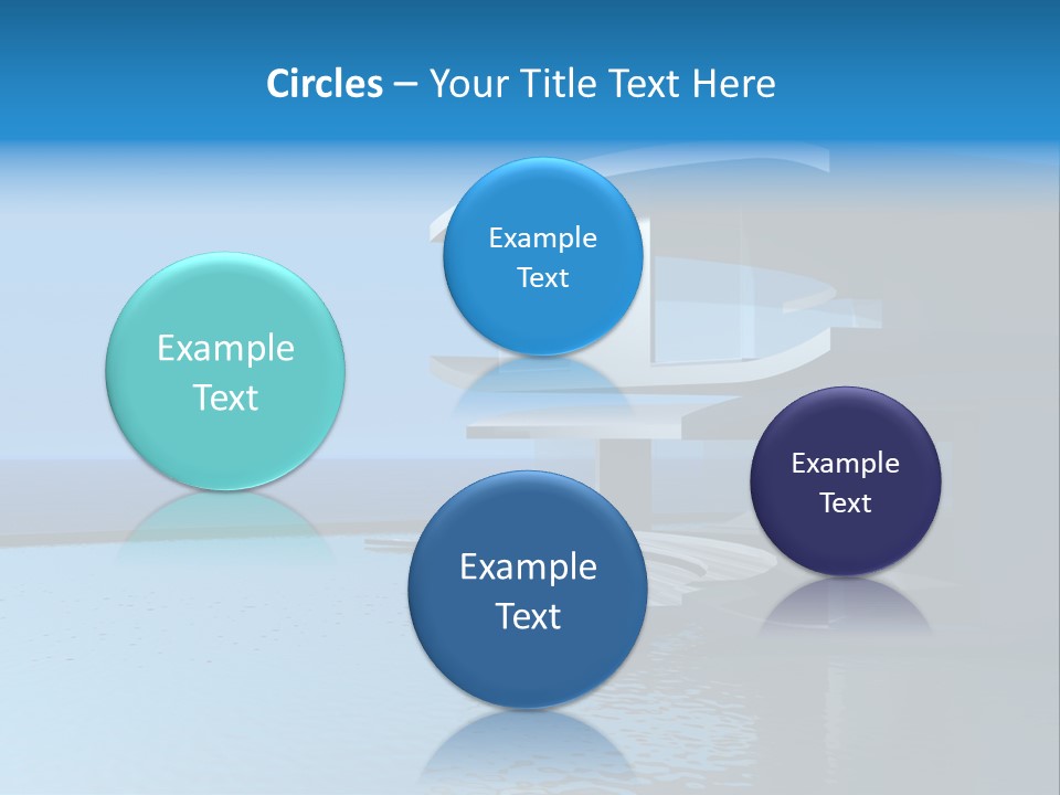 Sea Light Pool PowerPoint Template