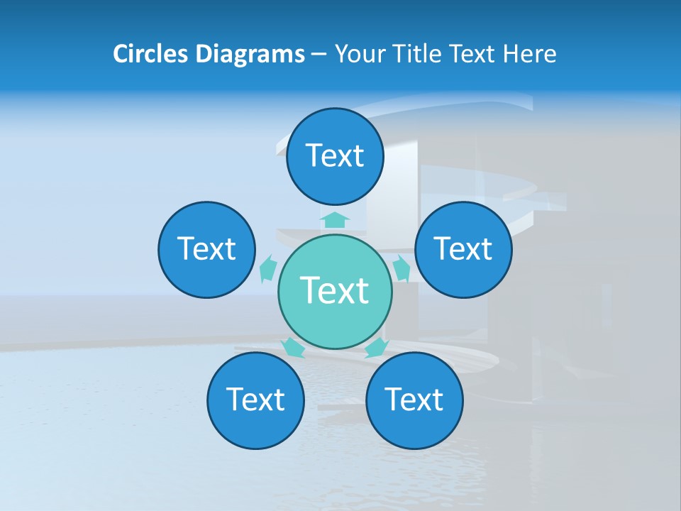 Sea Light Pool PowerPoint Template