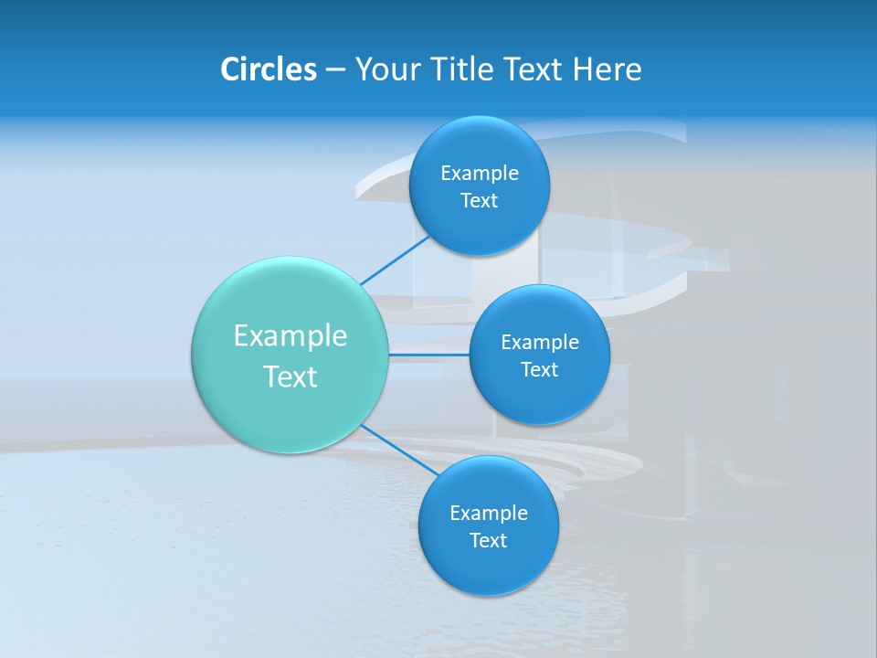 Sea Light Pool PowerPoint Template