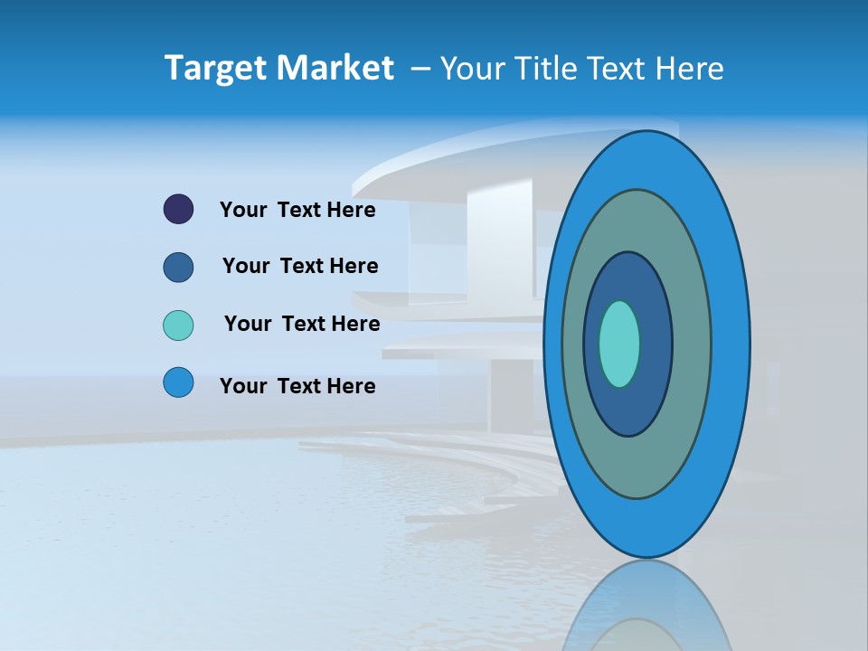 Sea Light Pool PowerPoint Template