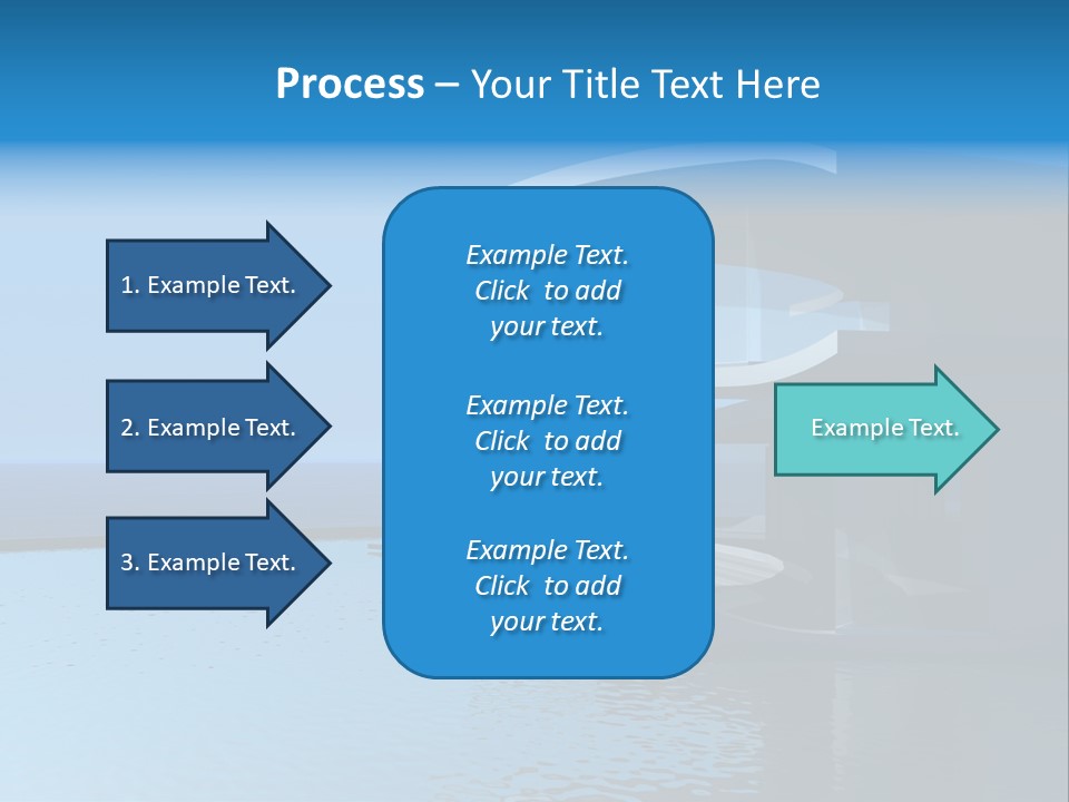 Sea Light Pool PowerPoint Template