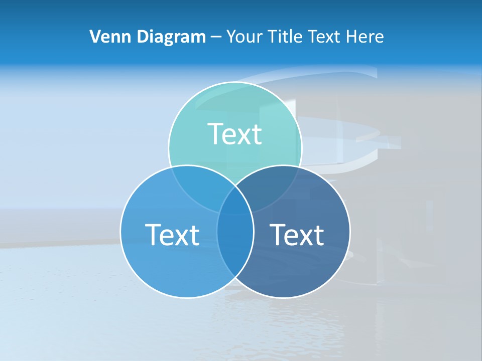 Sea Light Pool PowerPoint Template