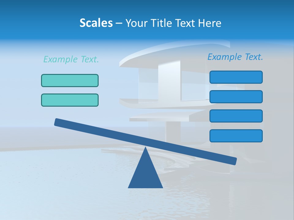 Sea Light Pool PowerPoint Template