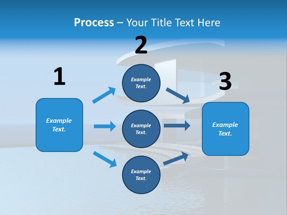 Sea Light Pool PowerPoint Template