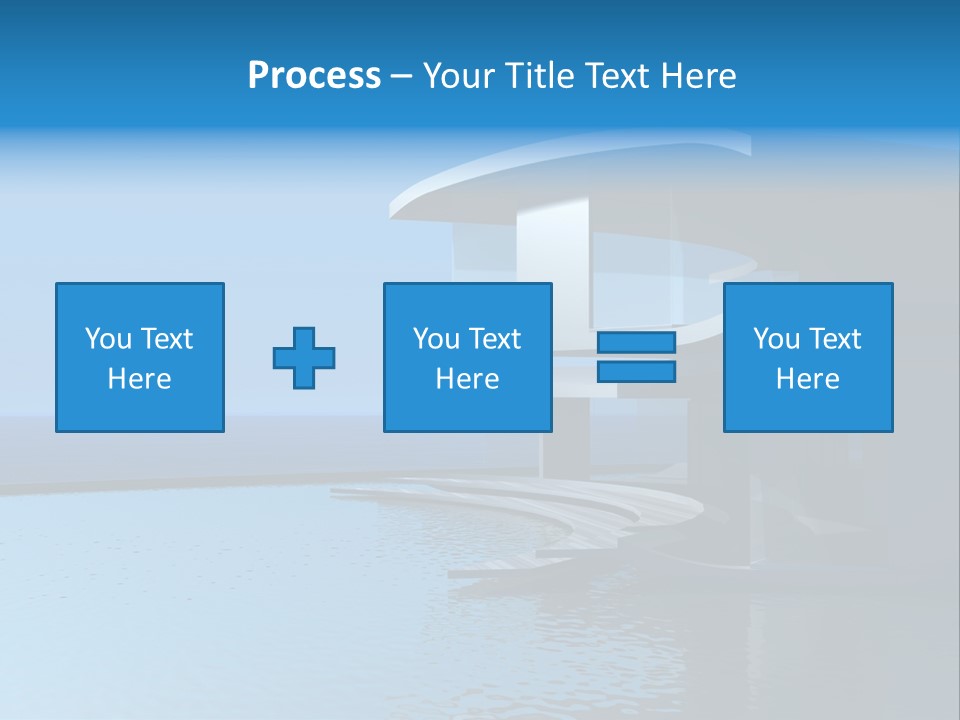 Sea Light Pool PowerPoint Template