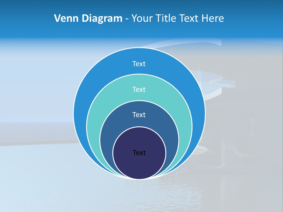 Sea Light Pool PowerPoint Template