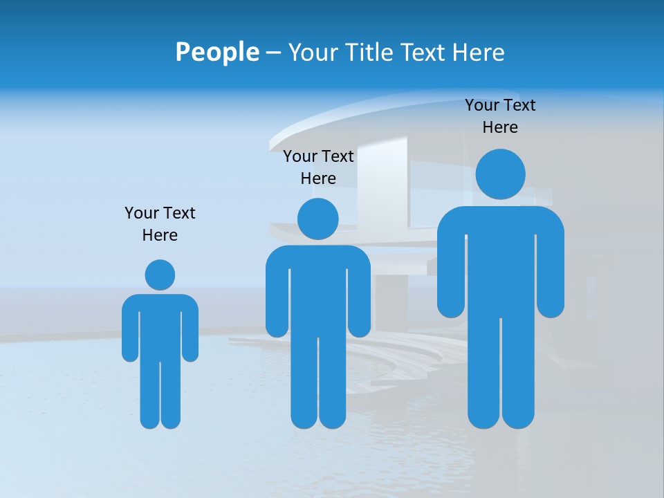 Sea Light Pool PowerPoint Template