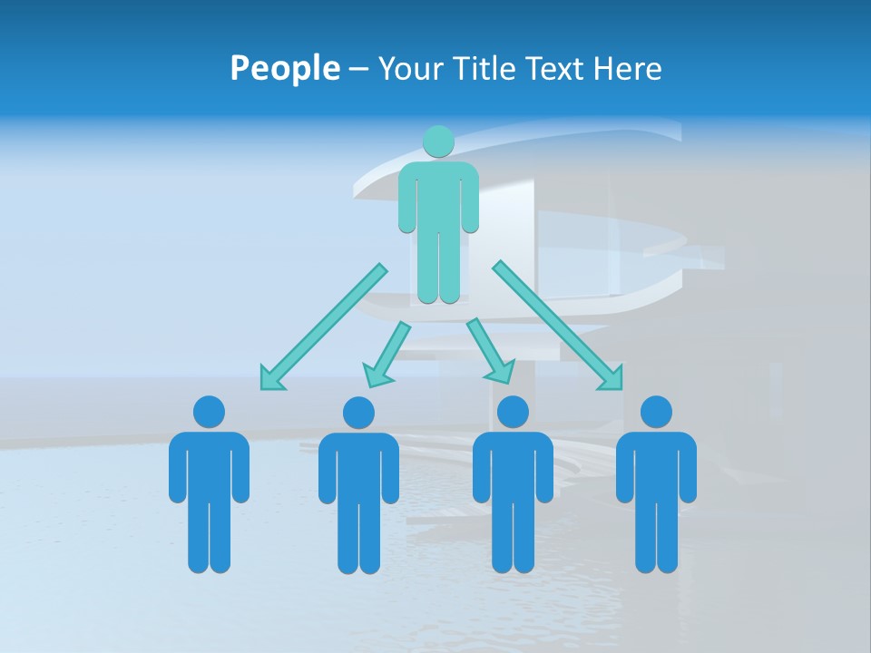 Sea Light Pool PowerPoint Template