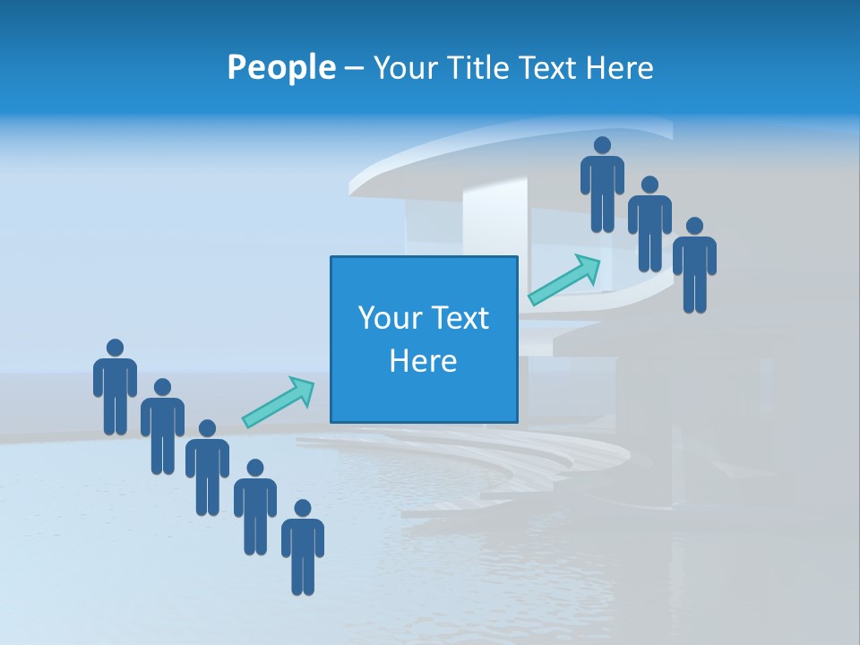 Sea Light Pool PowerPoint Template