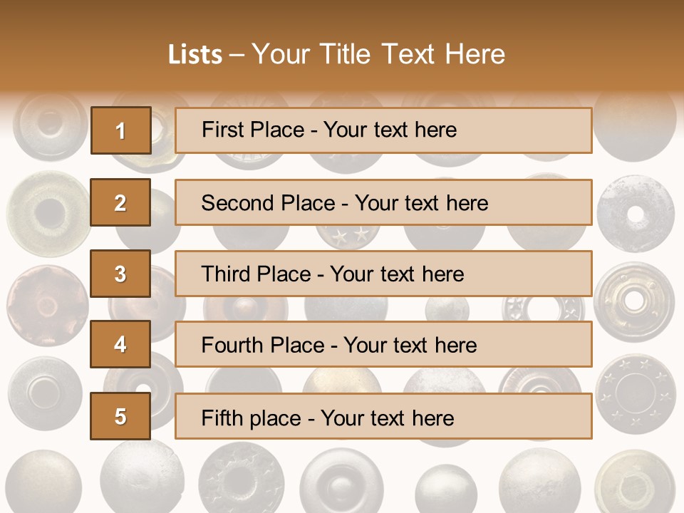 Used Round Various PowerPoint Template