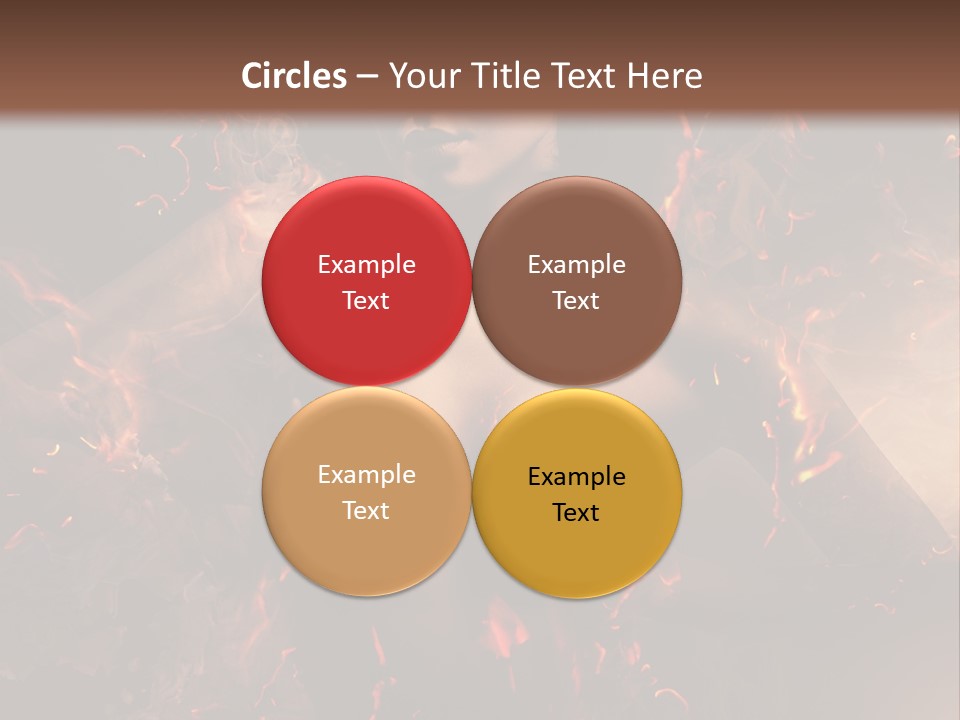 Skin Woman Vertical PowerPoint Template