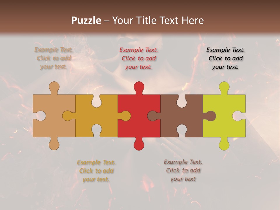 Skin Woman Vertical PowerPoint Template