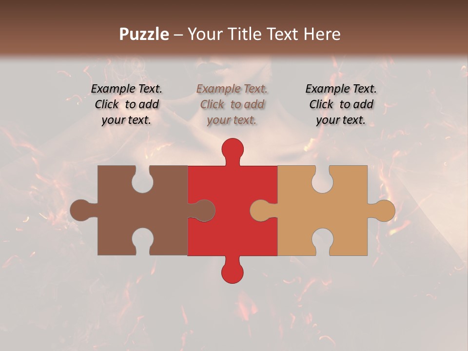 Skin Woman Vertical PowerPoint Template