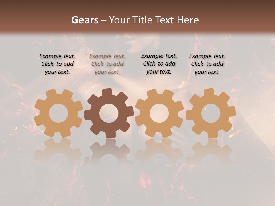 Skin Woman Vertical PowerPoint Template