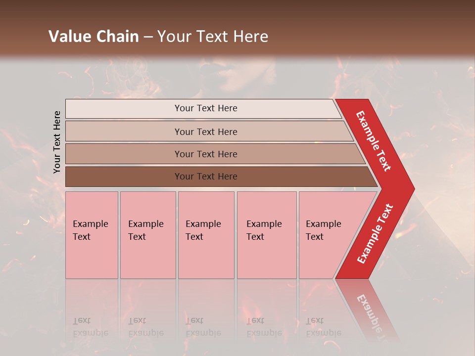 Skin Woman Vertical PowerPoint Template