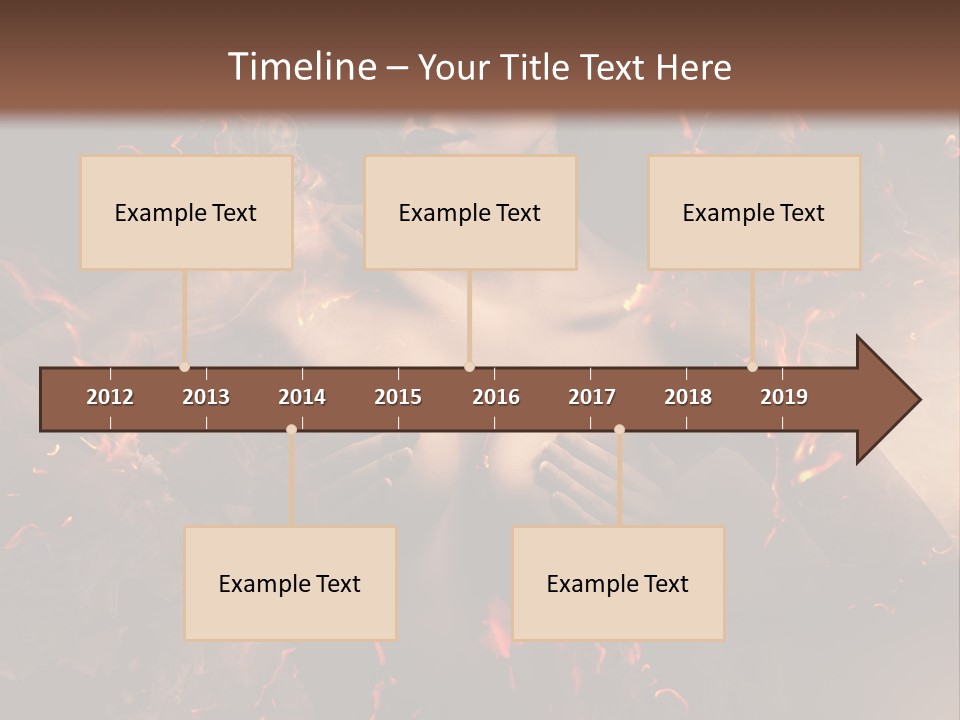 Skin Woman Vertical PowerPoint Template