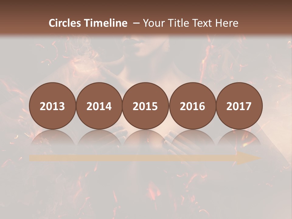 Skin Woman Vertical PowerPoint Template