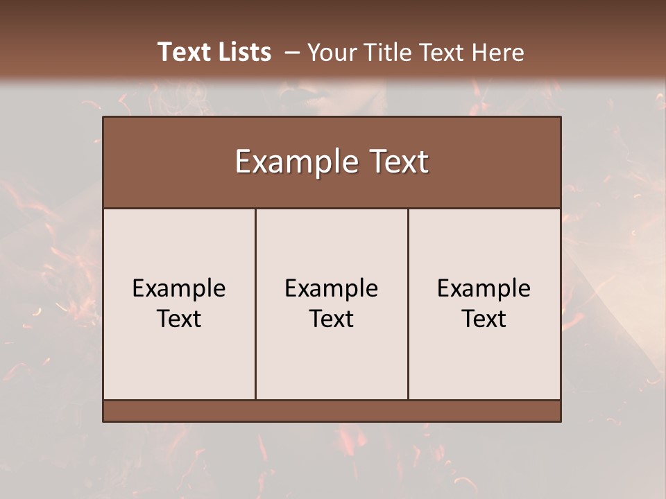 Skin Woman Vertical PowerPoint Template