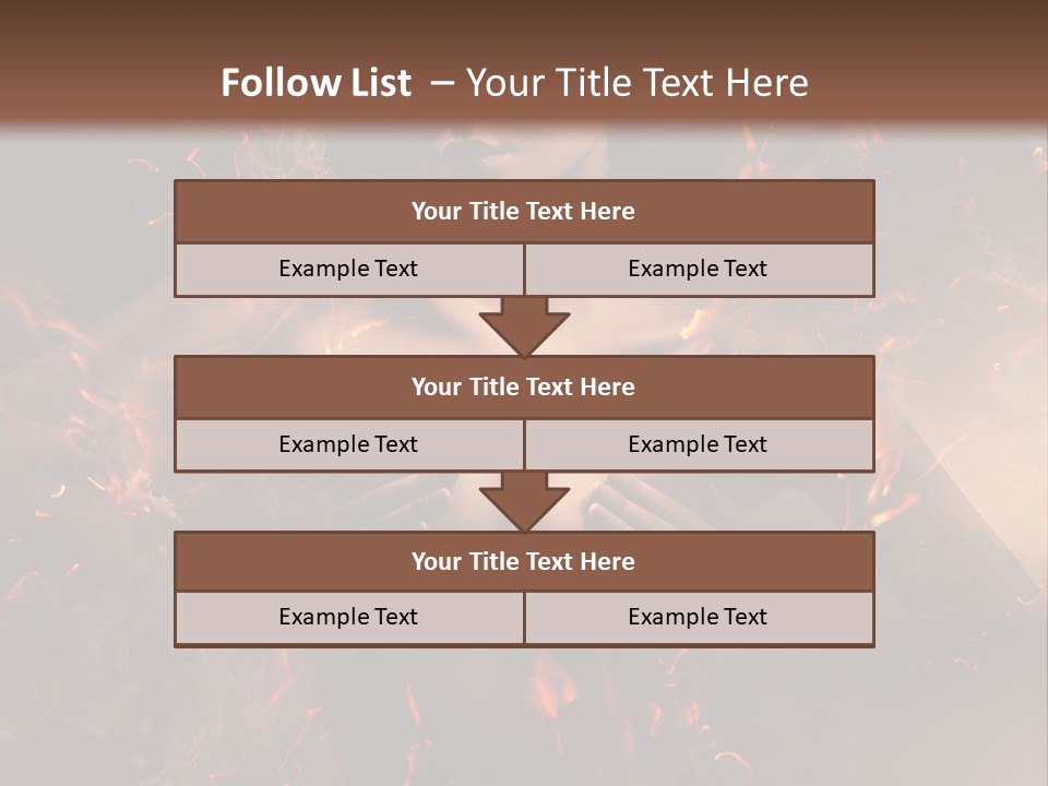 Skin Woman Vertical PowerPoint Template