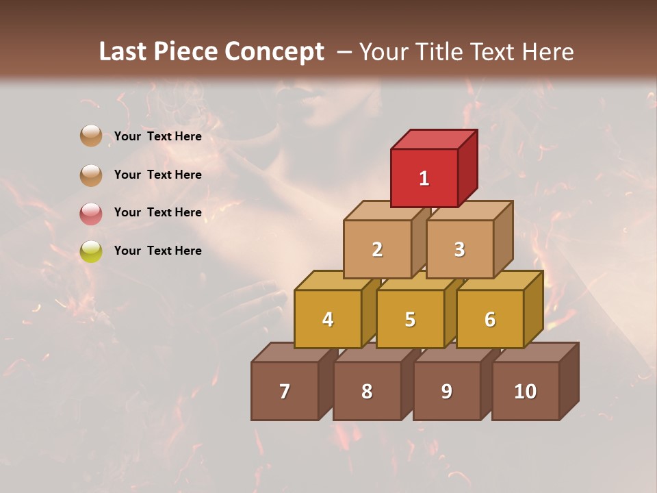 Skin Woman Vertical PowerPoint Template