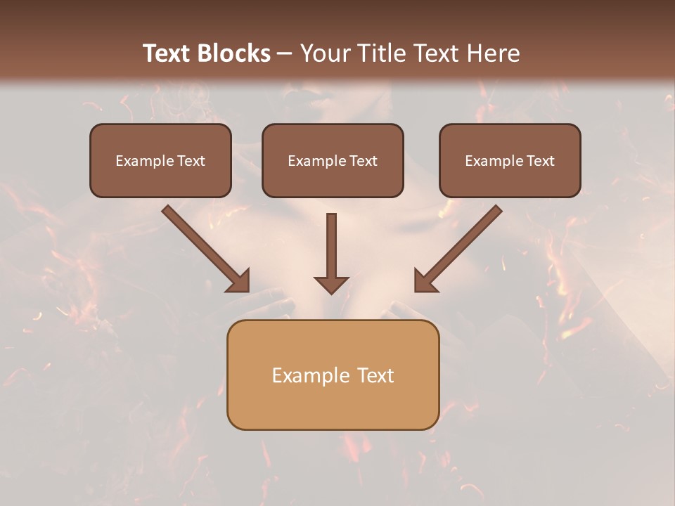 Skin Woman Vertical PowerPoint Template